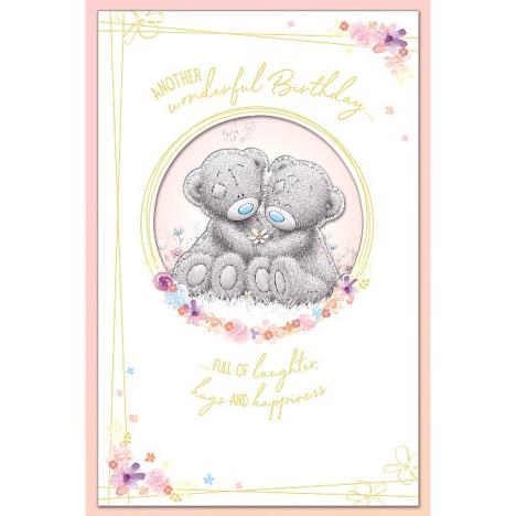 Bears Holding Daisy Handmade Me to You Bear Birthday Card £3.59